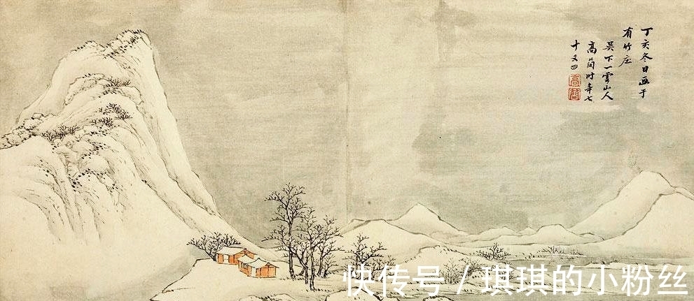 技法@运用淡彩、淡墨的高手,高简绘《仿古山水册页》