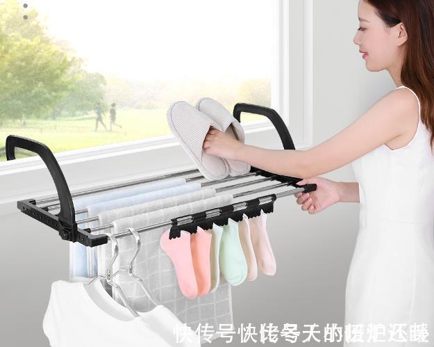 高层|出差发现一户高层这样晾晒衣服,设计得真有才,拍下来回家照着学