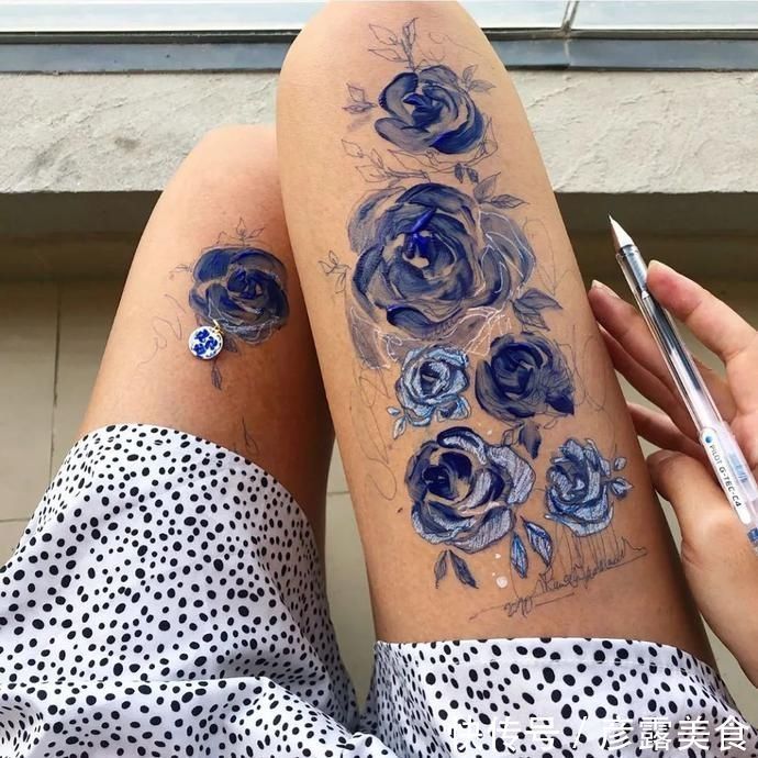 大腿#当她们掀开裙子,露出“惊艳”的大腿时,所有人都看呆了