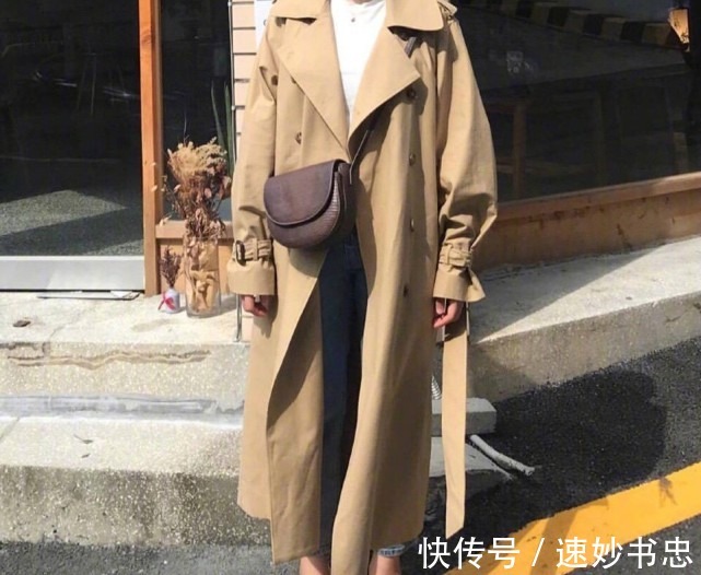 简约 风衣,我喜欢这样穿!简约精致又贼拉风,上街后非常吸睛!