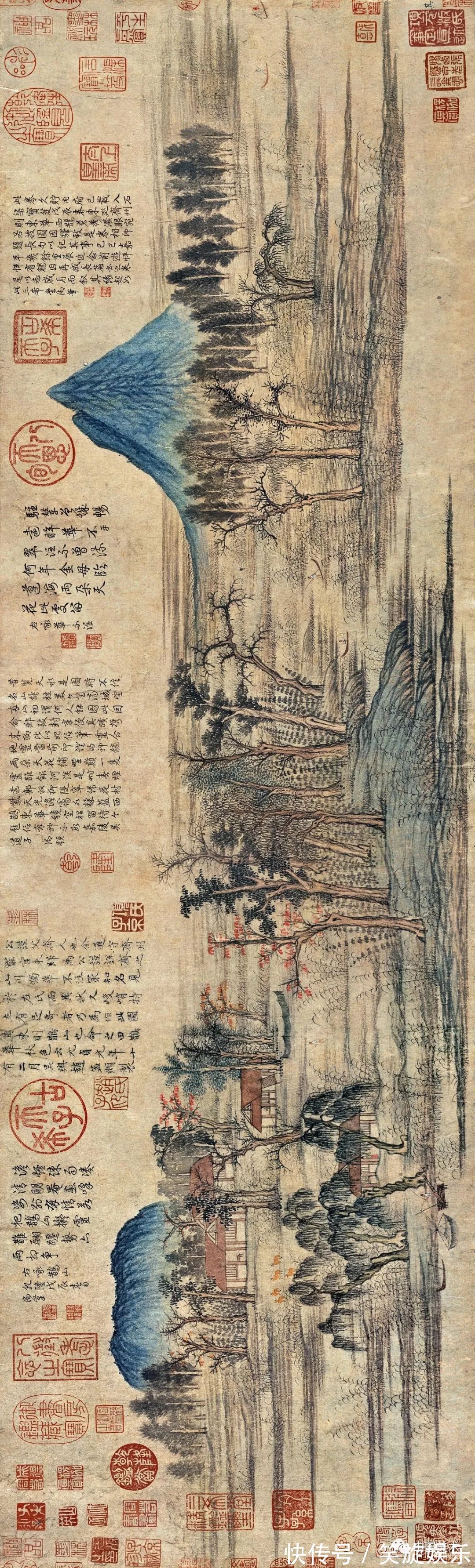 台北故宫博物院@他们使中国山水画的笔墨技巧达到了一个高峰