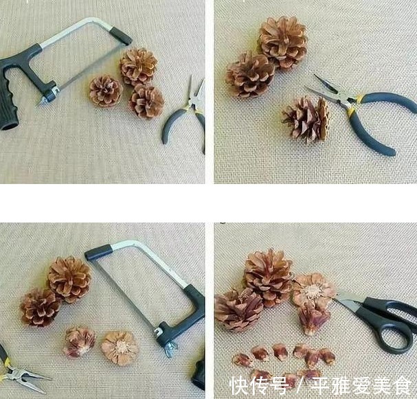 松子!农村阿姨,村里捡了一堆的“松果”,回家改造后邻居出2千来买