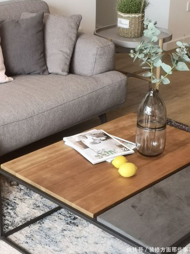 装饰画|120㎡北欧风三居室,客厅电视墙连接吧台,时尚又创意十足!