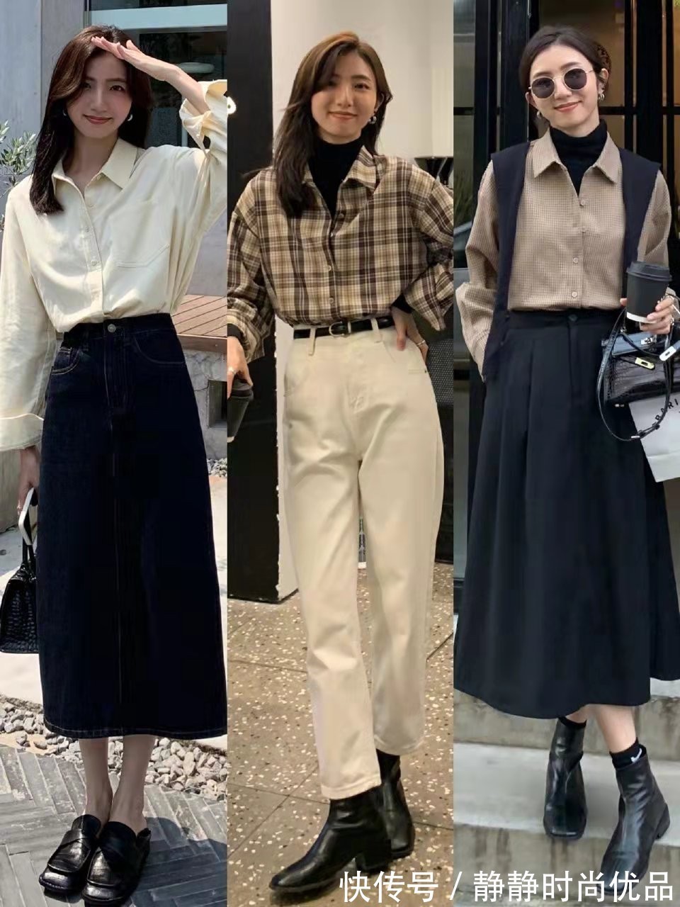 纯色 早秋的简约穿搭才叫高级!借鉴这2种穿搭方式,越穿越有范儿