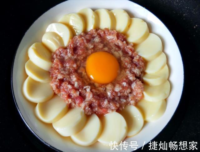 搭配|完美搭配,肉沫和鸡蛋豆腐,简单蒸一蒸,入口即化特别美味
