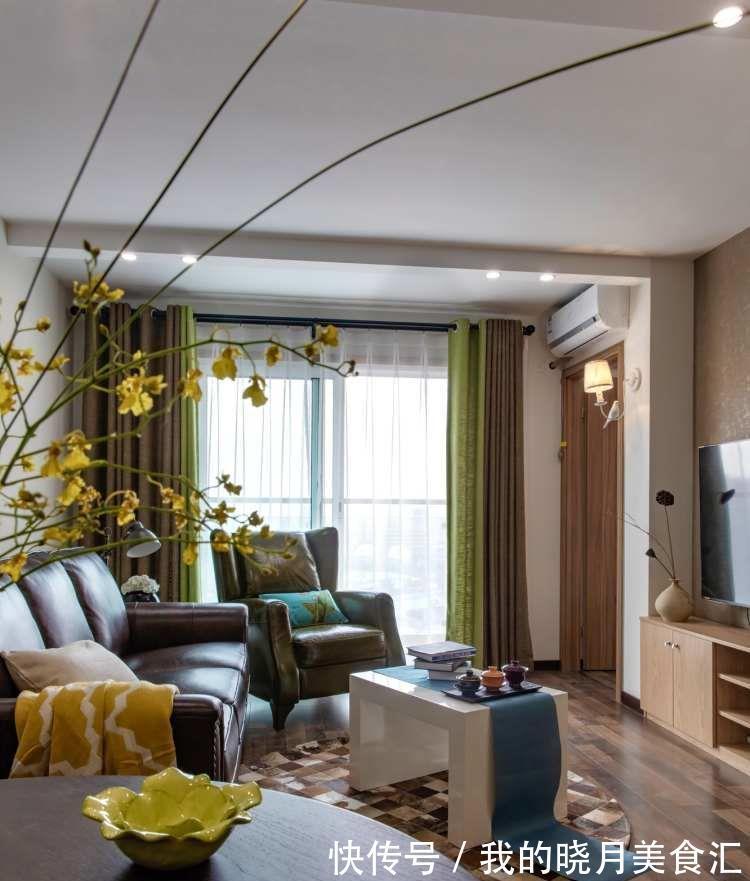 实用|80㎡简美式小两居,优雅时尚美与实用兼具,二人世界舒适又美好