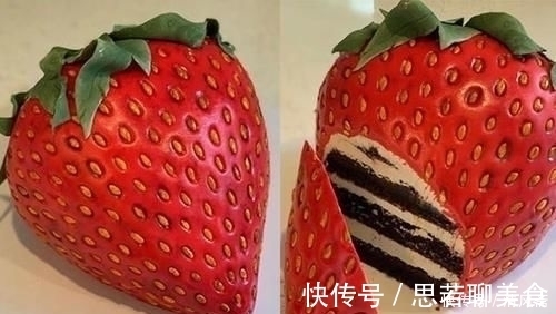 逼真|只看表面绝对会被骗的蛋糕，草莓逼真舍不得吃，柠檬那个真绝了