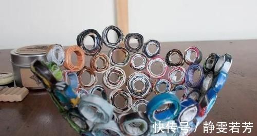 变废为宝用废纸做纸篮子，送给孩子做收纳，纸艺手工附3款教程