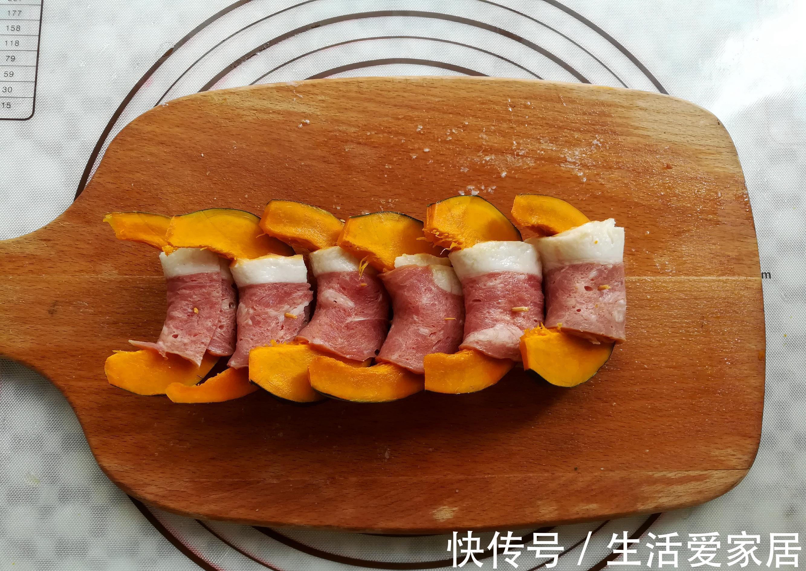 南瓜培根卷|它是天然补锌菜,常吃脾胃吸收好,2块钱1斤,家家户户吃得起