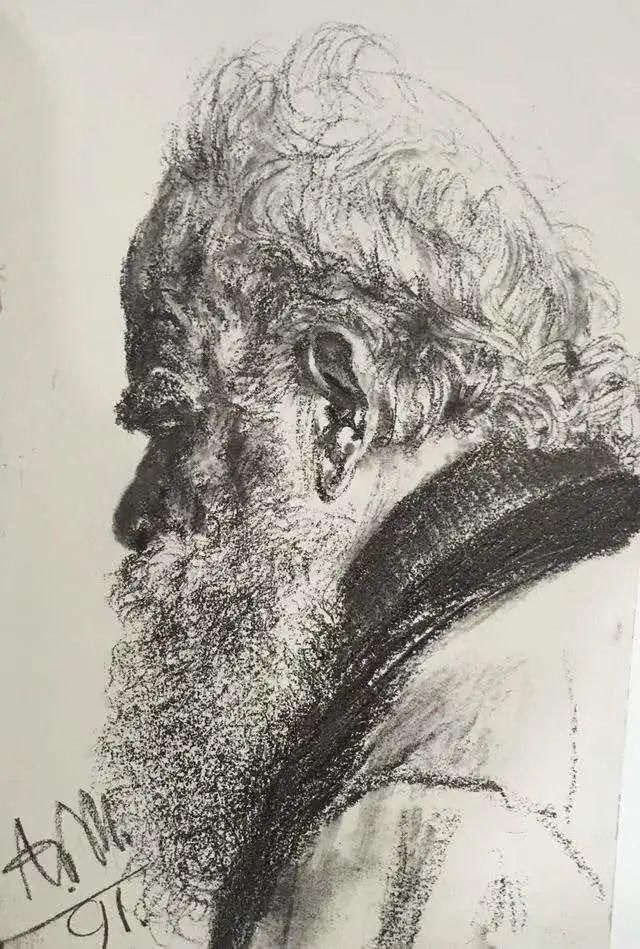  作品|门采尔素描下的底层人民