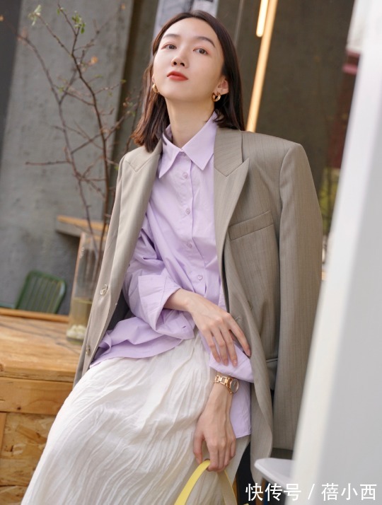 博主 提升气质的4件春季外套,换季时穿刚刚好,搭配裙子裤子都好时髦