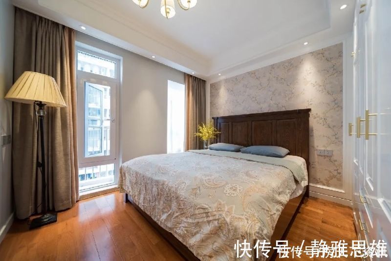 卧室|100平米的房子装修只花了9万，美式风格让人眼前一亮