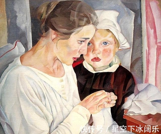 俄罗斯@他是俄罗斯画家,油画风格多样,看似朴实无华,却透着一股力量感