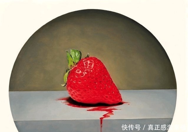 80后|80后画家大智若愚,画草莓无人问津,换成美女吃草莓,卖230万!
