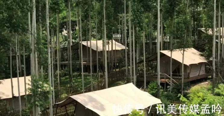 露营|广州花都网红秘境露营度假民宿，无边际泳池，百亩露营花园丨北迹