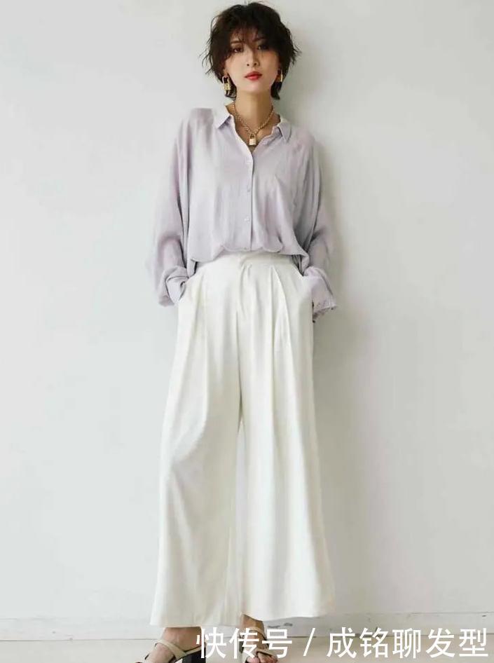 轮廓|10款夏日衬衫“穿搭法”,简单随意又百搭,时尚减龄又有女人味