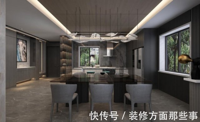 简约|470m2现代简约设计,挑空的客厅开阔清朗,极简的既视感呼之欲出