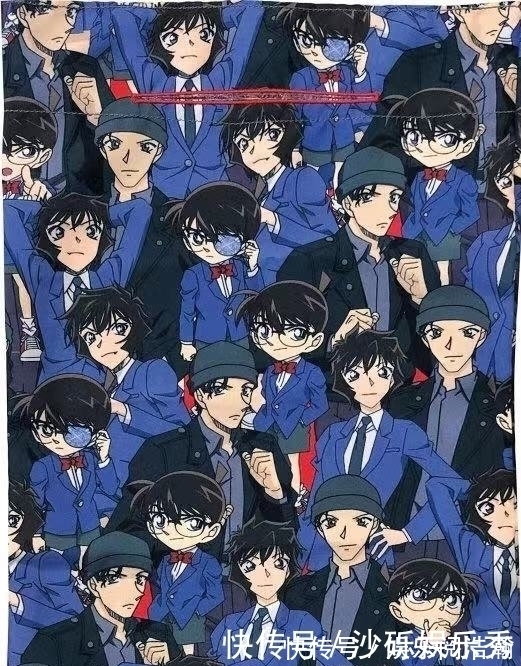 恐惧者|名侦探柯南推出环保购物袋,好多角色挤一起,密集恐惧者慎入!