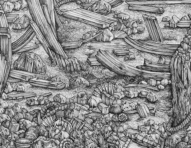 olivia@全球最“抠”美女画家,用一支2元针管笔惊艳世界