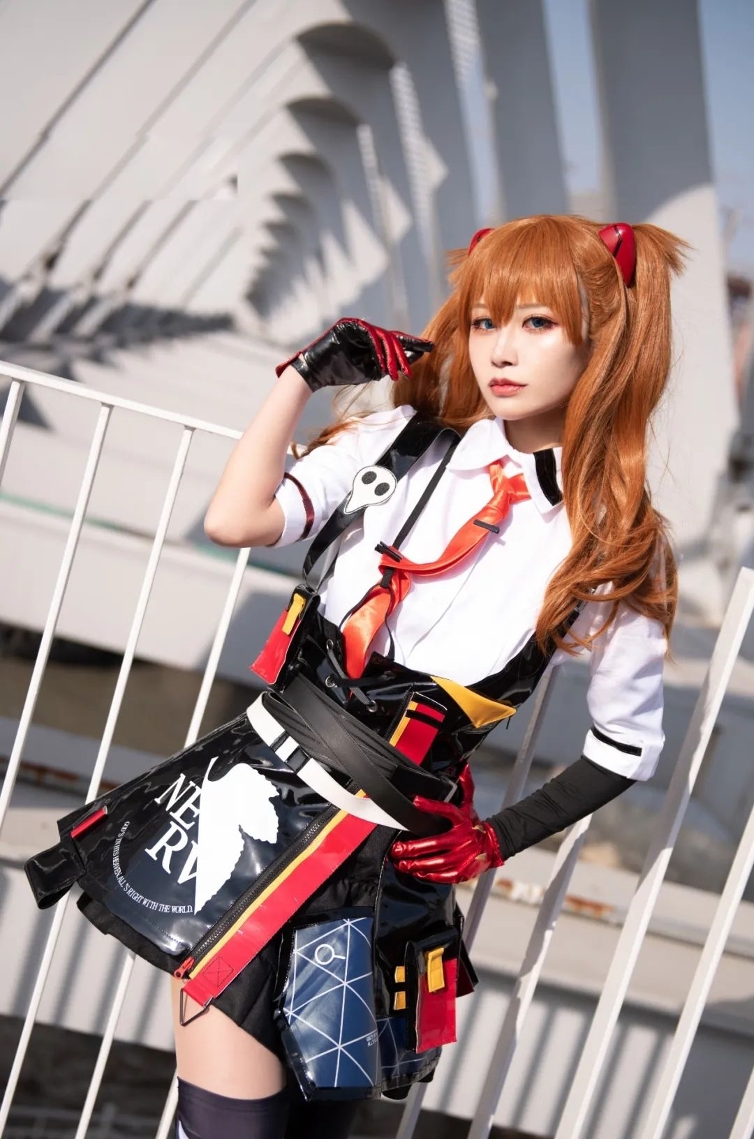 cos:崩坏3联动eva明日香cos正片