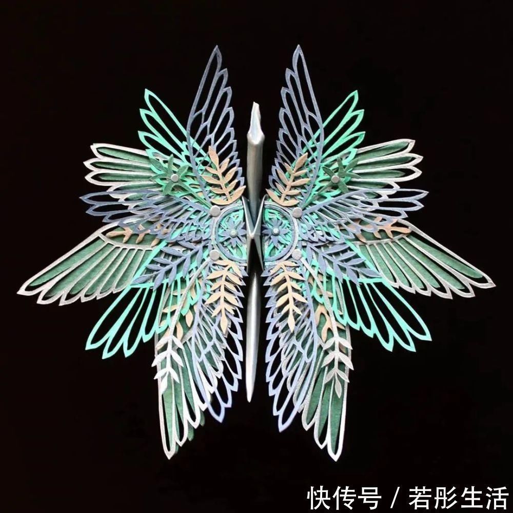 翅膀$抑郁小哥把一只2毛钱的千纸鹤折成了我买不起的样子,不但病好了还年入百万