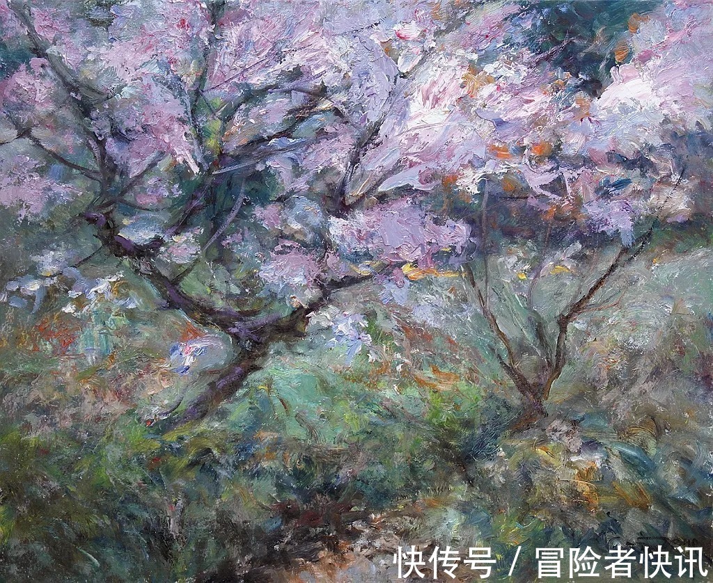 罗约@独特的艺术天赋,对色彩和纹理的戏剧性使用!