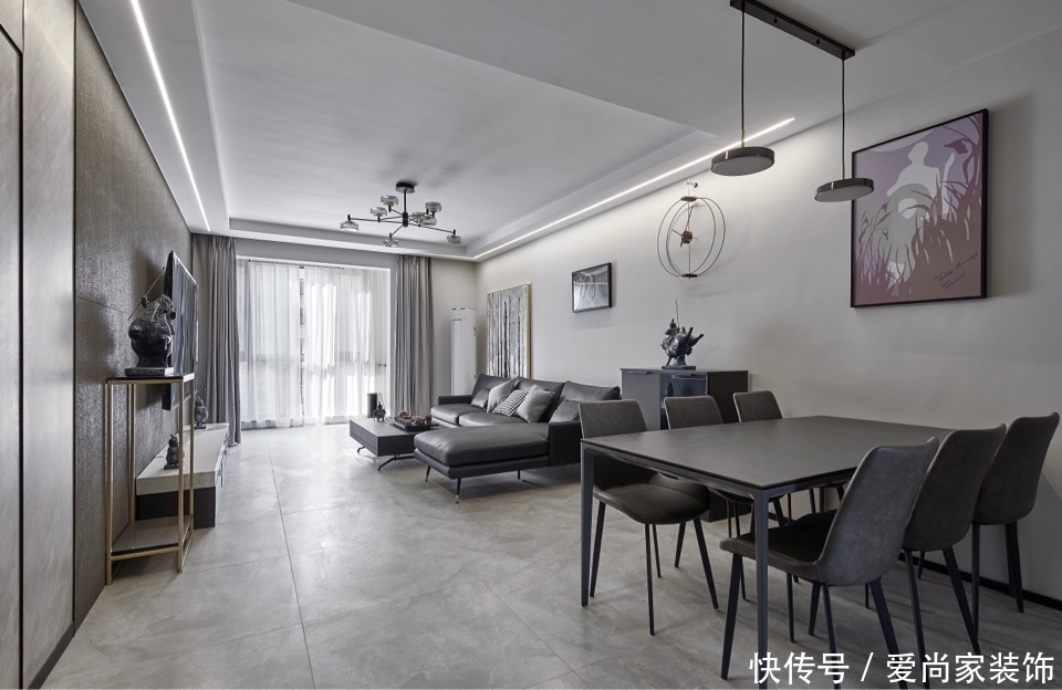 130㎡装修虽然简单，却藏不住高级感！进门就很放松，氛围超好|爱尚家装饰 | 爱尚家装饰
