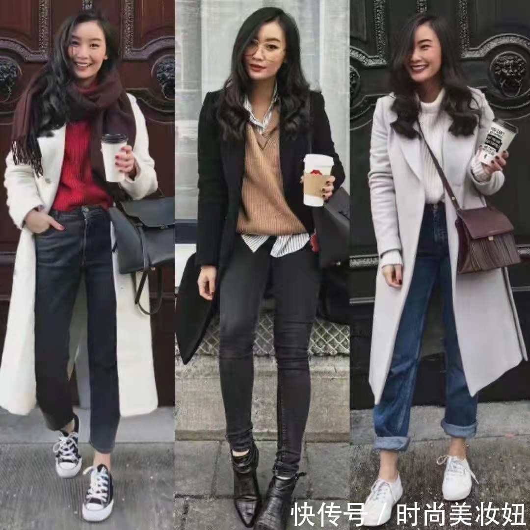 双腿|这是我见过最高级的小个子穿搭,每一套都保暖又洋气,值得借鉴