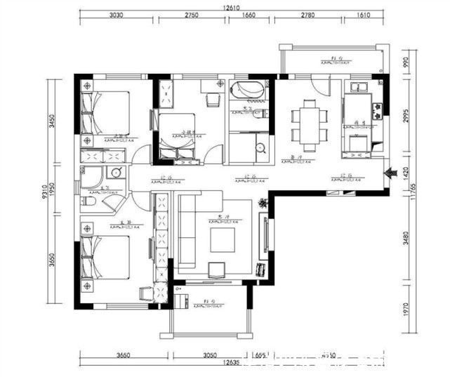 多功能|138平以舒适和多功能为主，也不失怀旧、浪漫的感觉