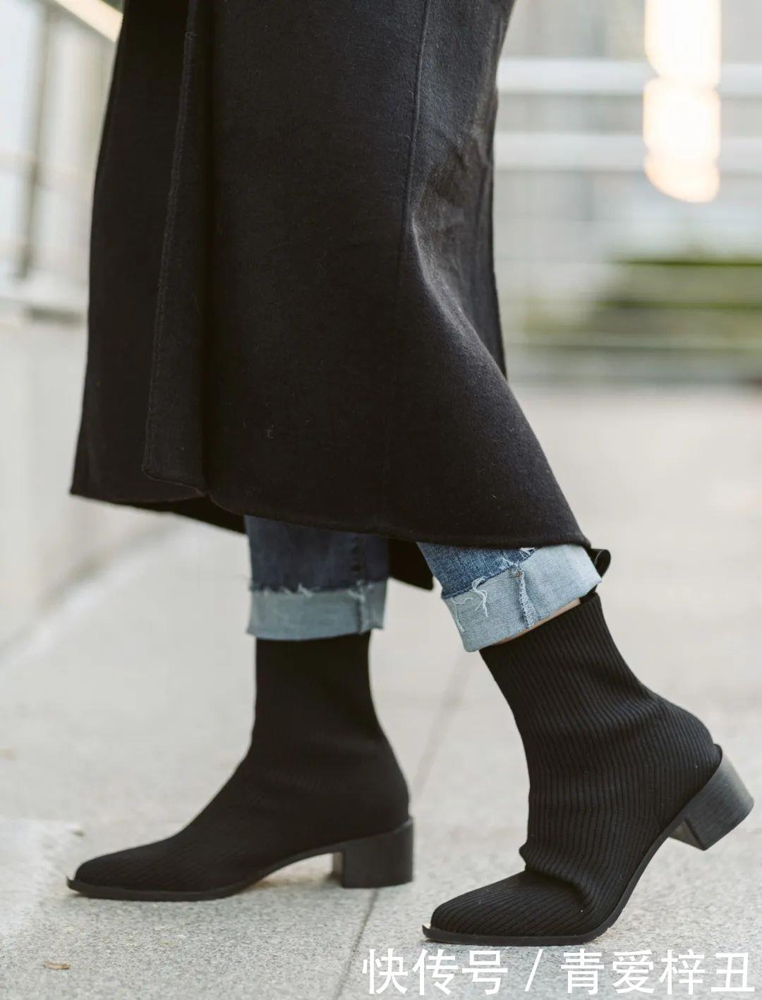 长大衣+女王靴,A到爆