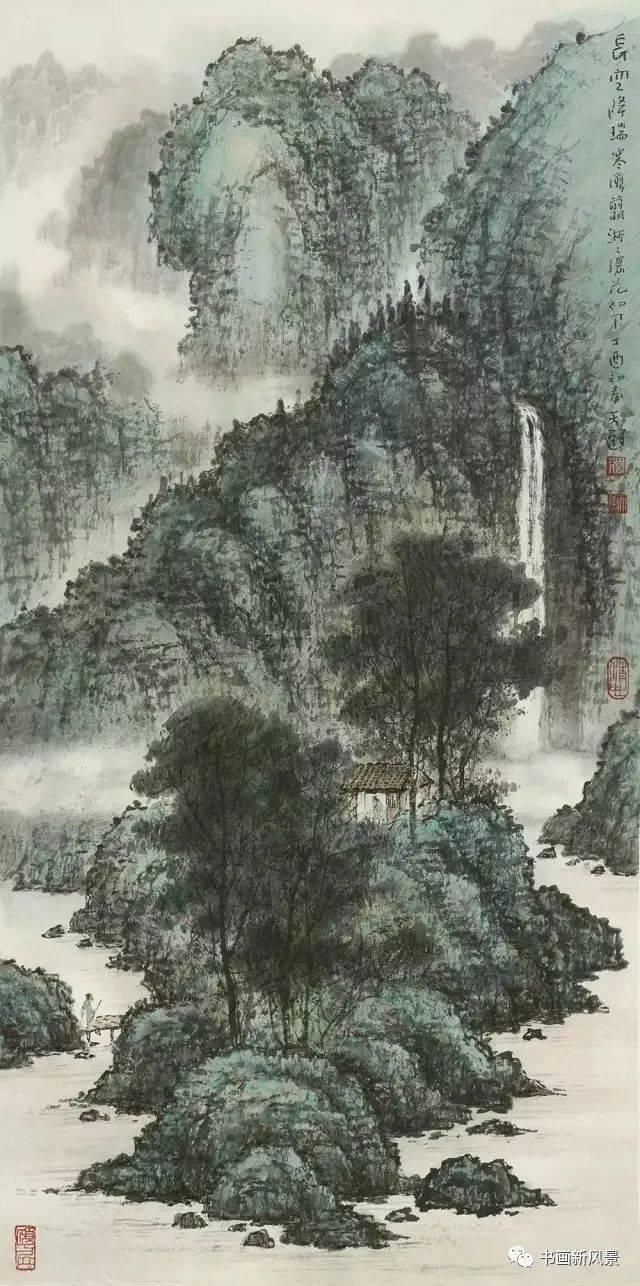 杨善深#岭南派大师杨善深之子的花鸟、山水和人物!