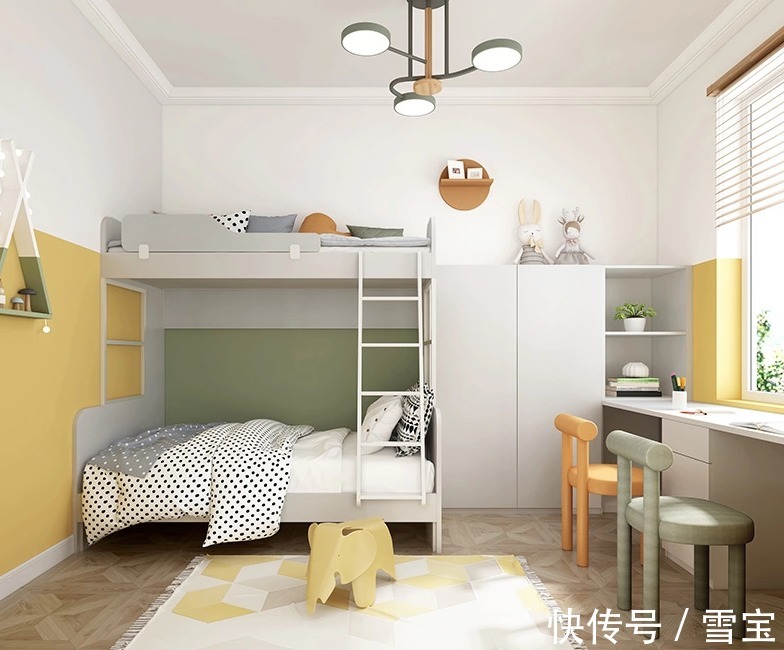 色宜|板材十大品牌雪宝“儿童房”,为孩子打造出健康成长小天地!