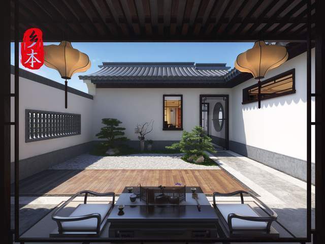 乡村|建一栋乡本中式合院,远离喧嚣,回归生活原本的样子