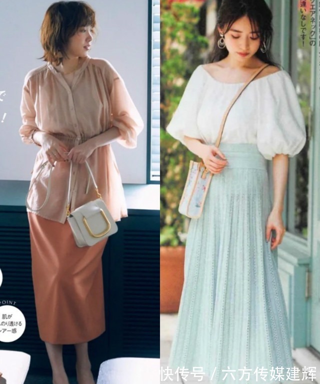单品|“衬衫+半身裙”,入秋这么穿,优雅又洋气,助你遇见更美的自己
