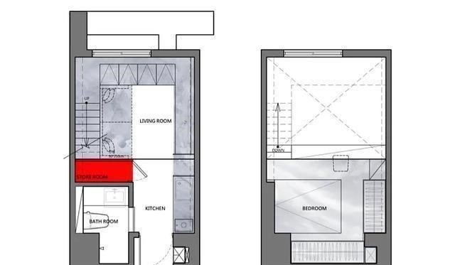楼梯|一家三口人住16㎡的家,连床都没有,他们却说舒服得很!