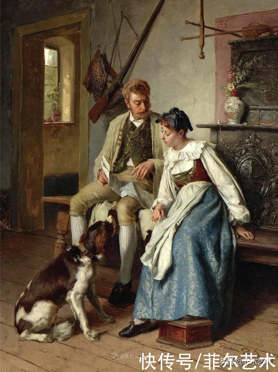 蒂奥多·|乡村生活~比利时画家蒂奥多·杰拉德油画作品欣赏
