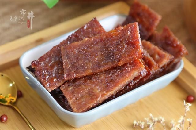 肉片|用猪肉做零食，在家自制“猪肉脯”，每一口都香喷喷的，老简单了