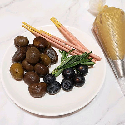 伯爵红茶栗子蛋糕