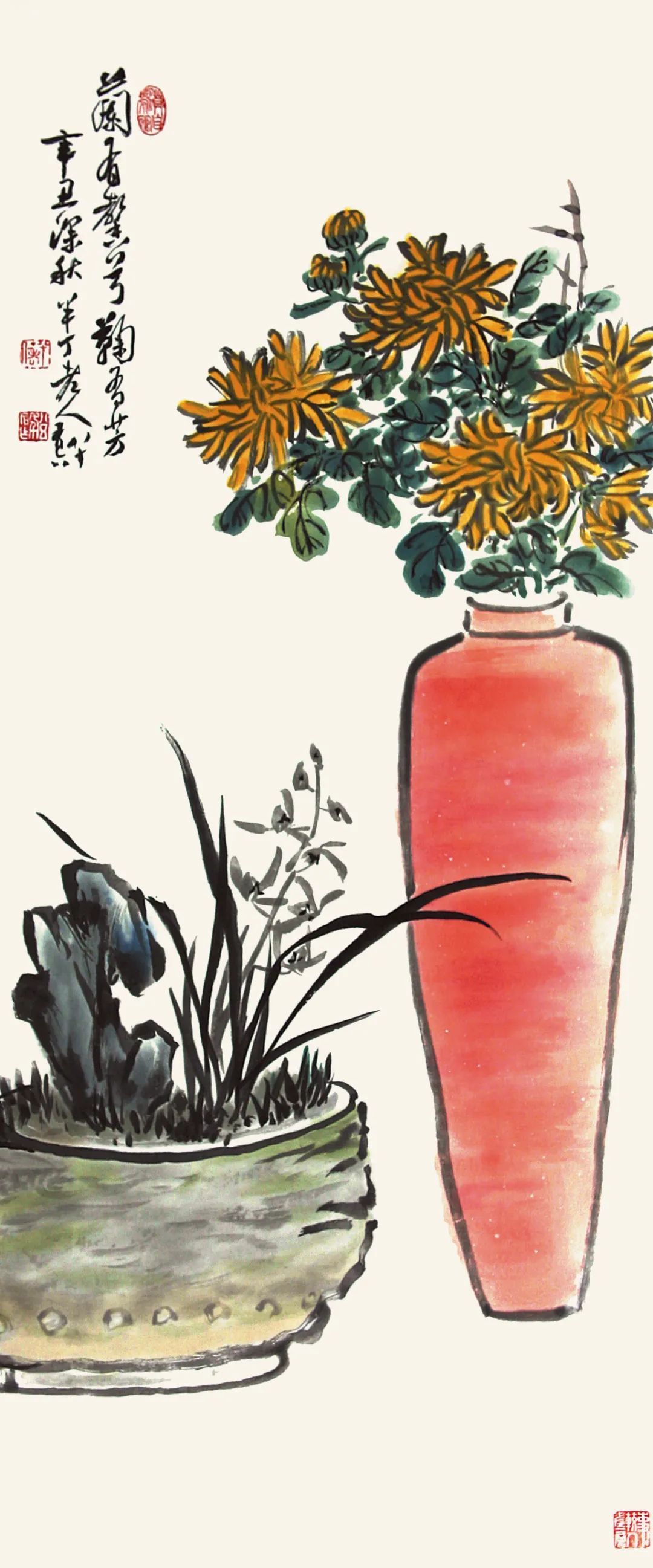 吴昌硕$齐白石传人、齐白石书画院院长-汤发周分享,荣宝斋350周年, 荣宝斋木版花鸟精品