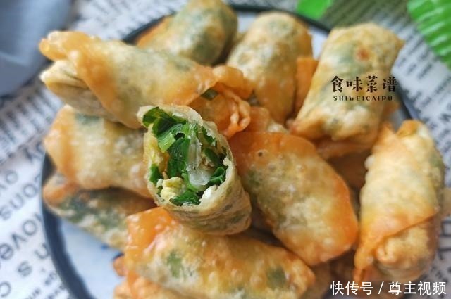 搅拌均匀|懒人春卷的做法，不和面，也不揉面，5分钟出锅，外酥里嫩又解馋
