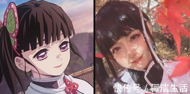 coser|鬼灭之刃COS粉碎次元壁伊之助被神还原，蝴蝶忍、香奈乎美如画