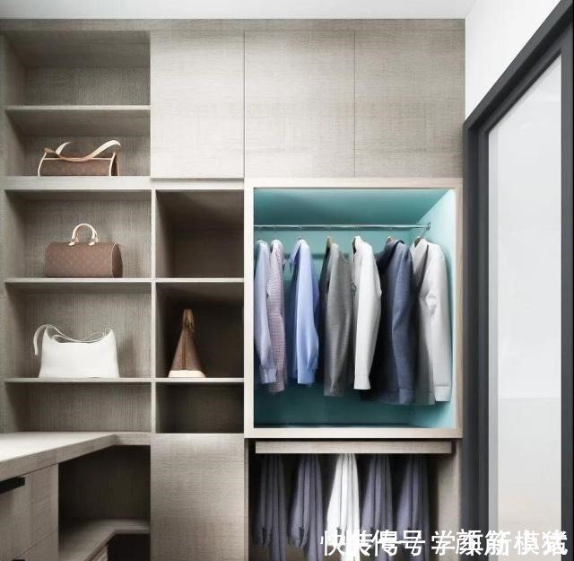 鞋柜|110平三房户型,装修成现代北欧风还带一个大大的衣帽间!