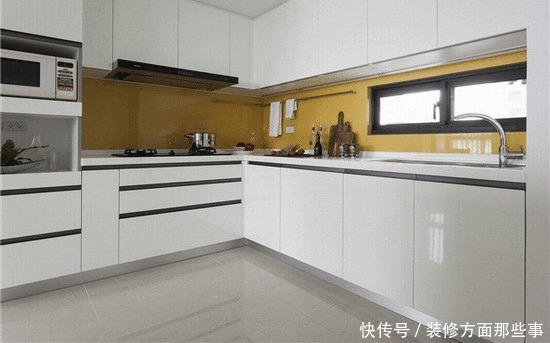 洗碗柜|89.1平现代风二居室，稳中点缀活力色彩，赋予视觉丰富亮点