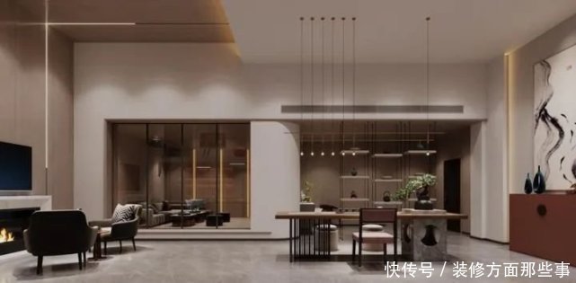 装饰画|320㎡新中式,画卷般的舒适住宅,偷得浮生半日闲