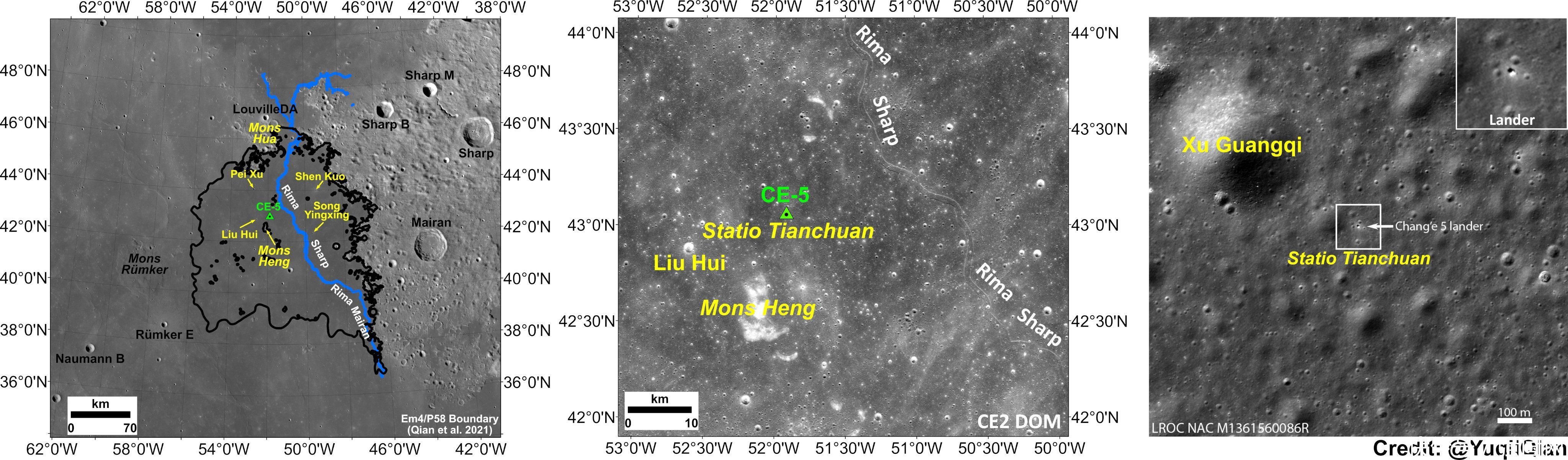 宋应星 暗示已经相当明显，中国月球基地地点疑似选定，与嫦娥五号相关