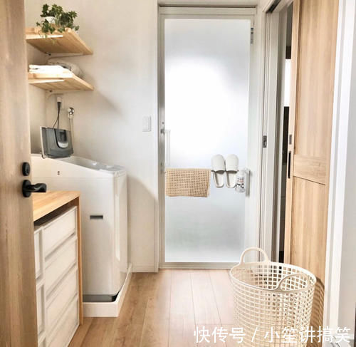 玄关|日本四口之家入住62㎡小家,鞋柜设计像千层塔,把空间运用得极致