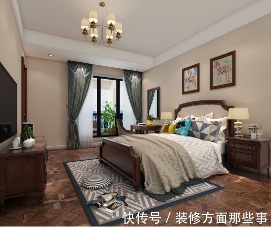 华美|215平美式四居室,空气中都充满华美、绮丽、浪漫的气息