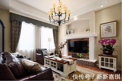 场域|435平美式风宅邸,浓郁的异域风情,原汁原味的美式家