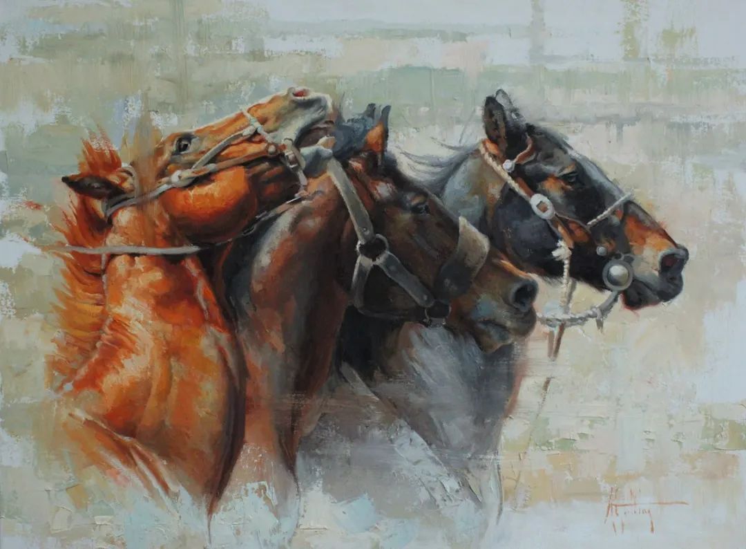 画家|美国90后美女画家,画马堪称一绝!