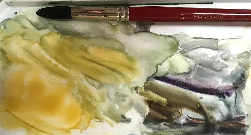  树叶|点、点、点，水彩画树就是这么简单！